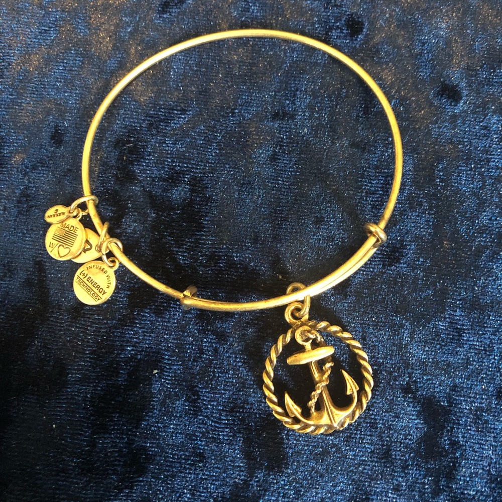 Alex and Ani rope and anchor bangle